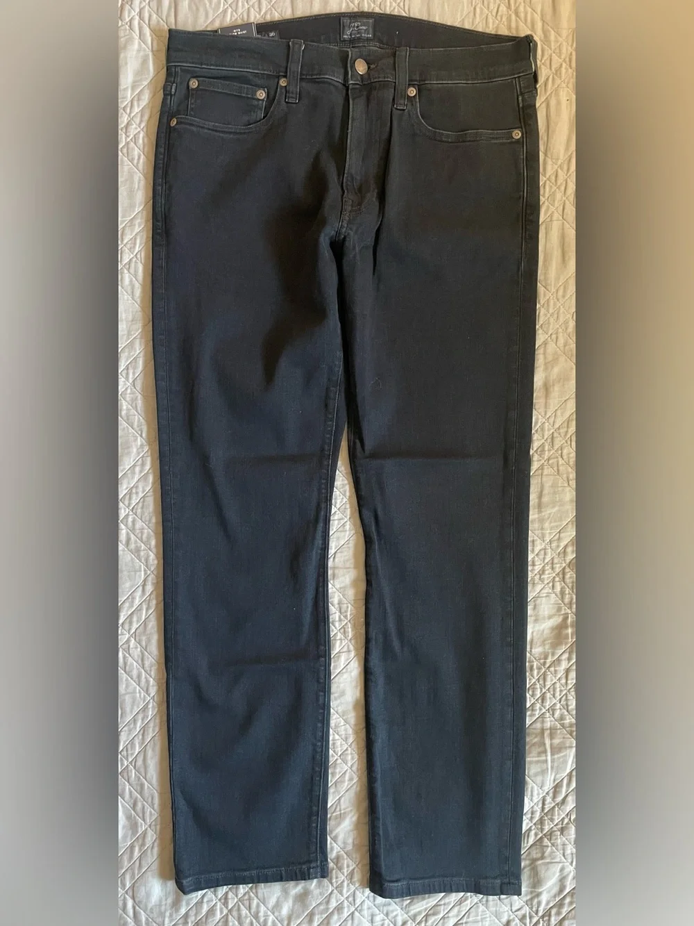 J CREW 770M Straight-fit stretch jean in deep lake wash Size 31 NWT $148 K9613